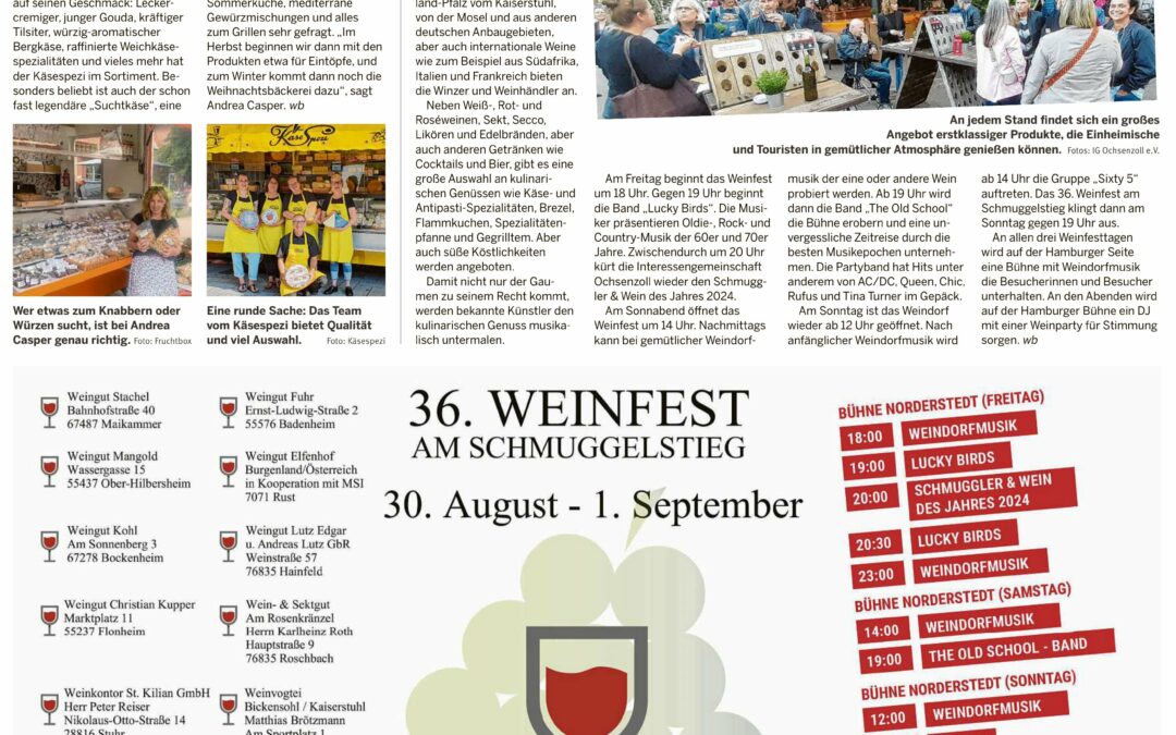 Das Weinfest kommt!