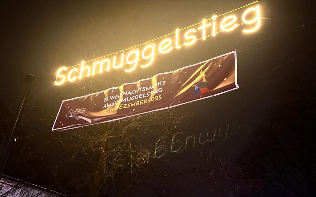 „Wir sagen Danke für den schönen 23. Weihnachtsmarkt am Schmuggelstieg & Ochsenzoll.“