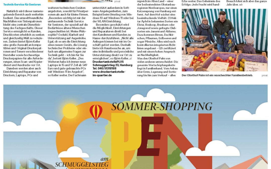 Artikel Hamburger Abendblatt Norderstedt 01.07.2026